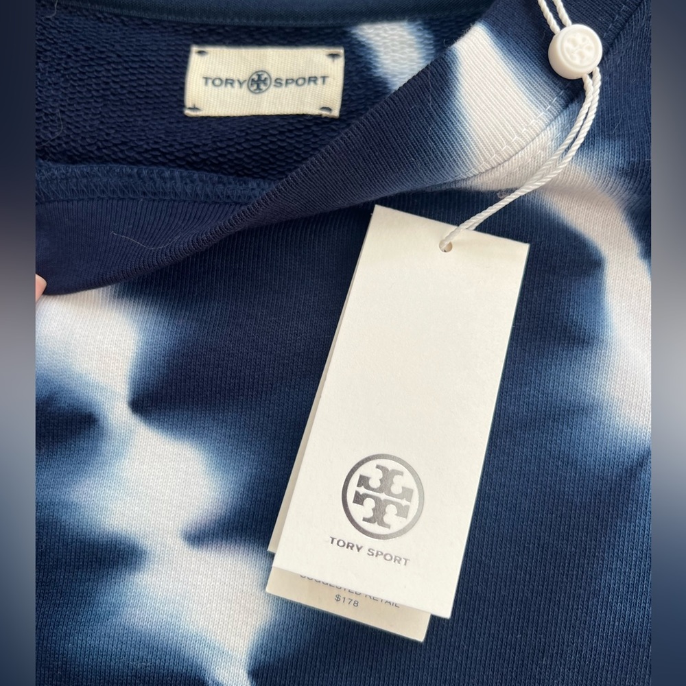Tie-Dye Tory Sport Crew Neck